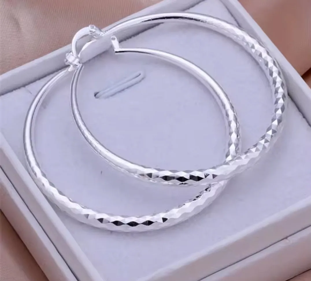 925 sterling silver hoop earrings