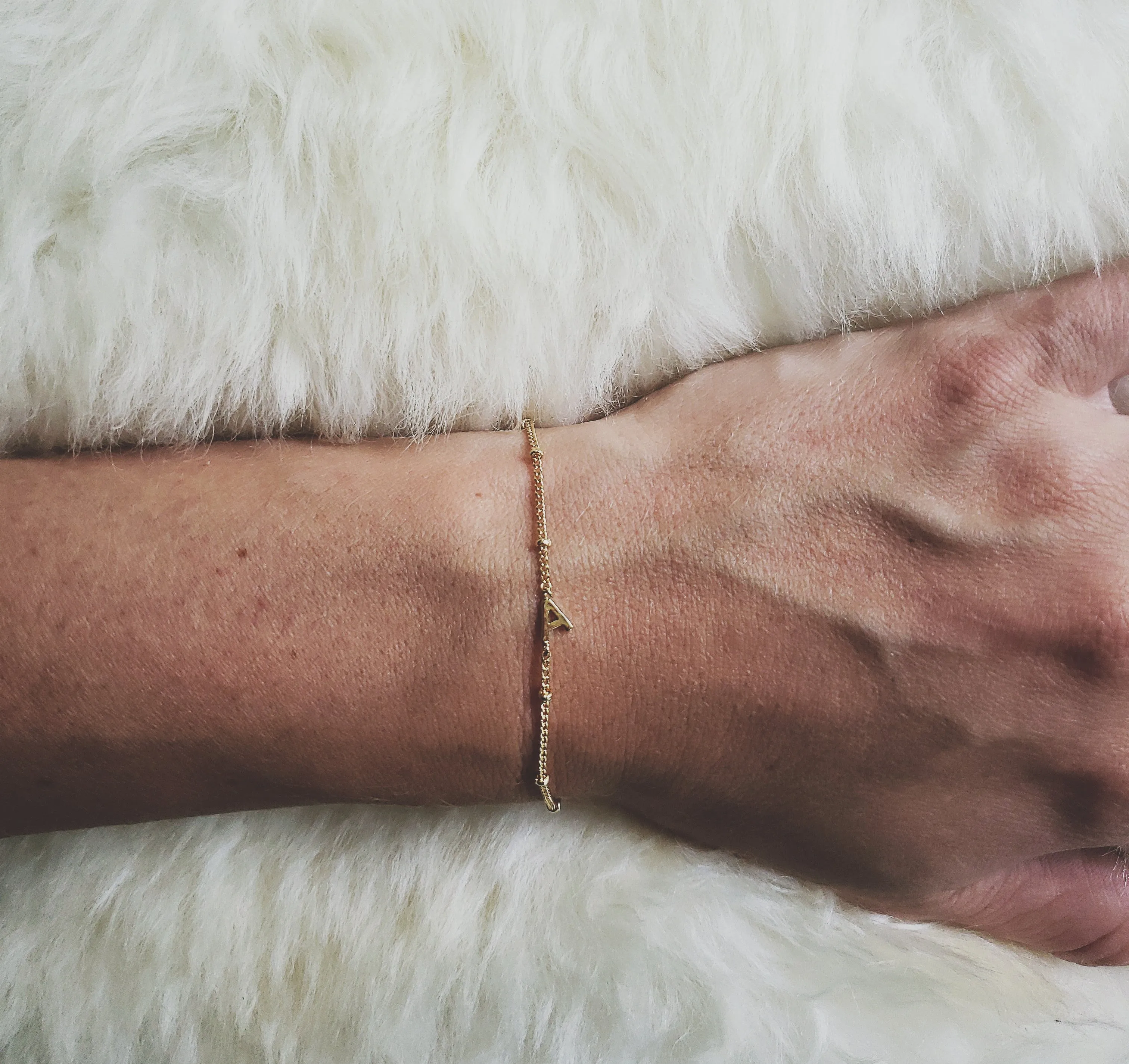 A Initial Bracelet