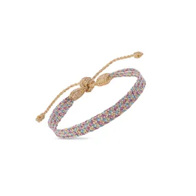 Ania n°2 Bracelet in Gold Cashmere Rose