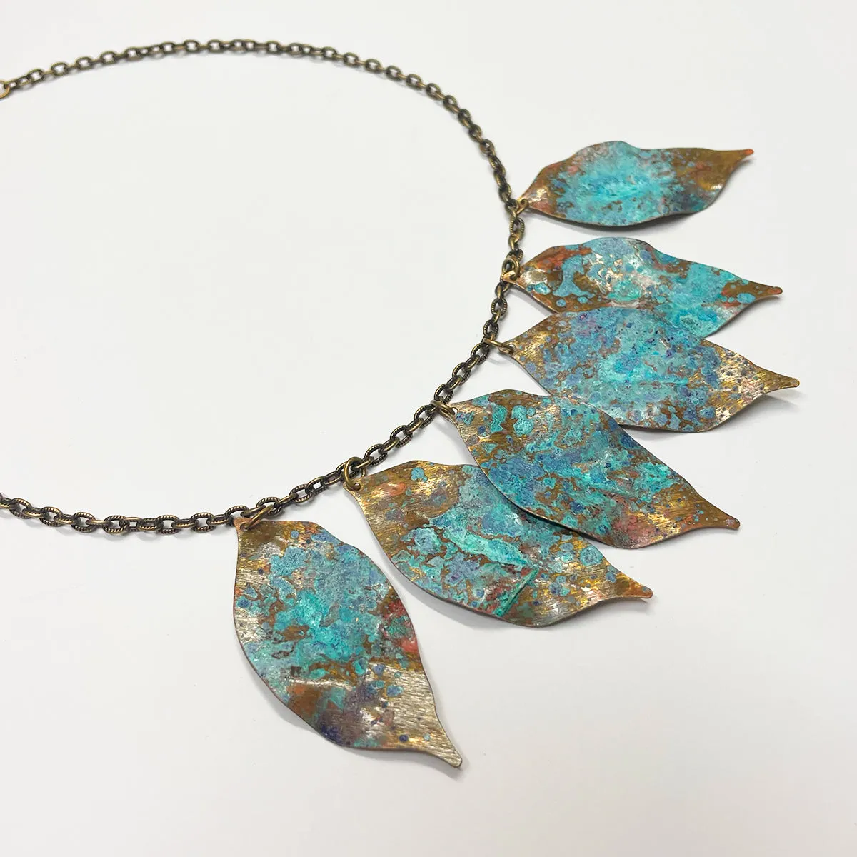 Autmn leaves necklace