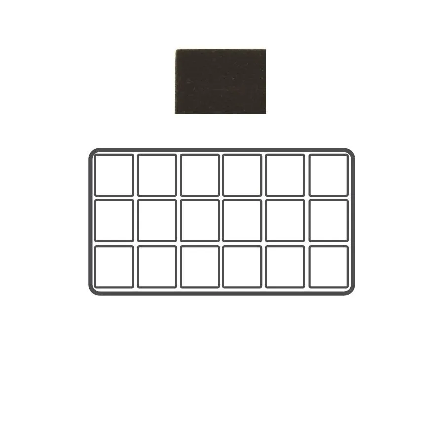 Black Flocked Compartment Tray Inserts