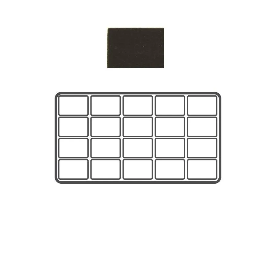Black Flocked Compartment Tray Inserts