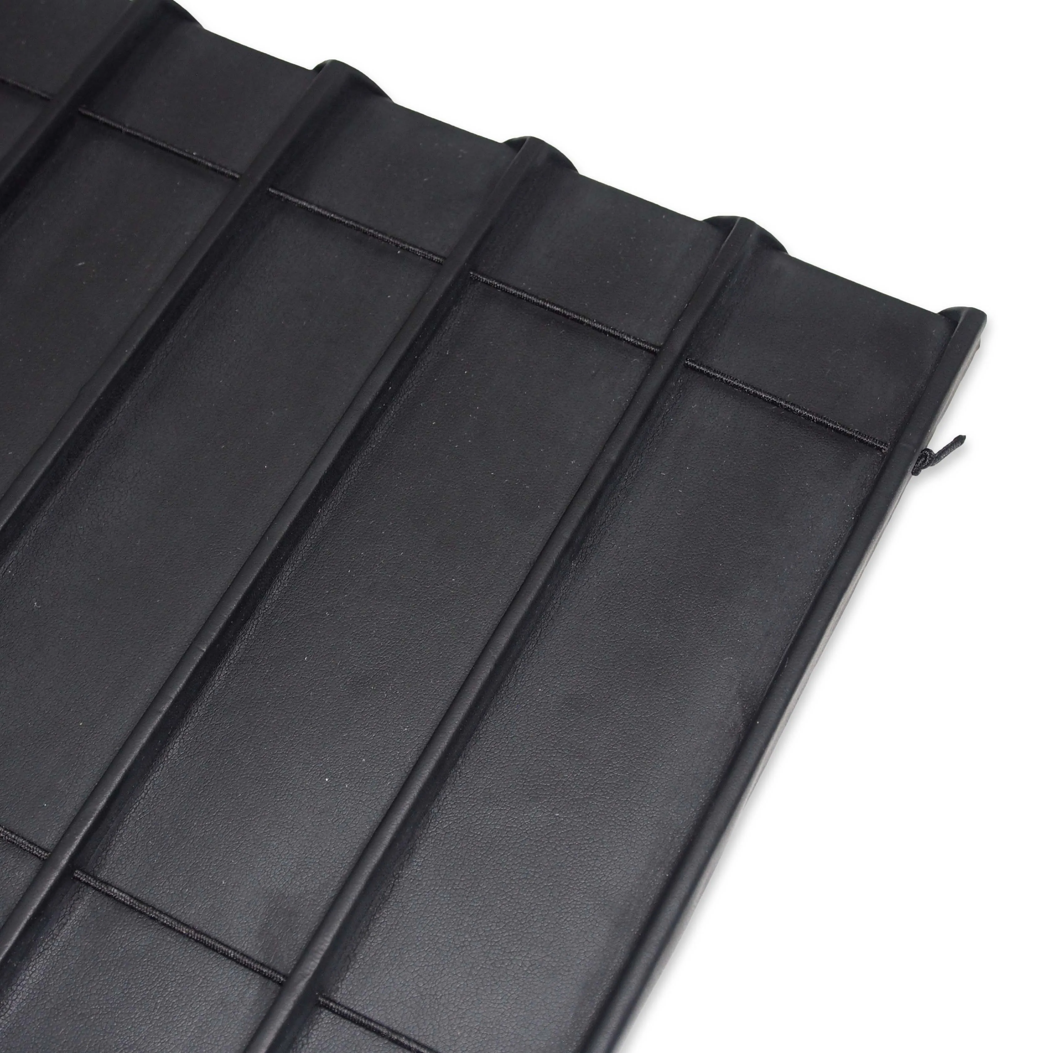 Black leatherette 8 Section Deluxe bracelet insert liners