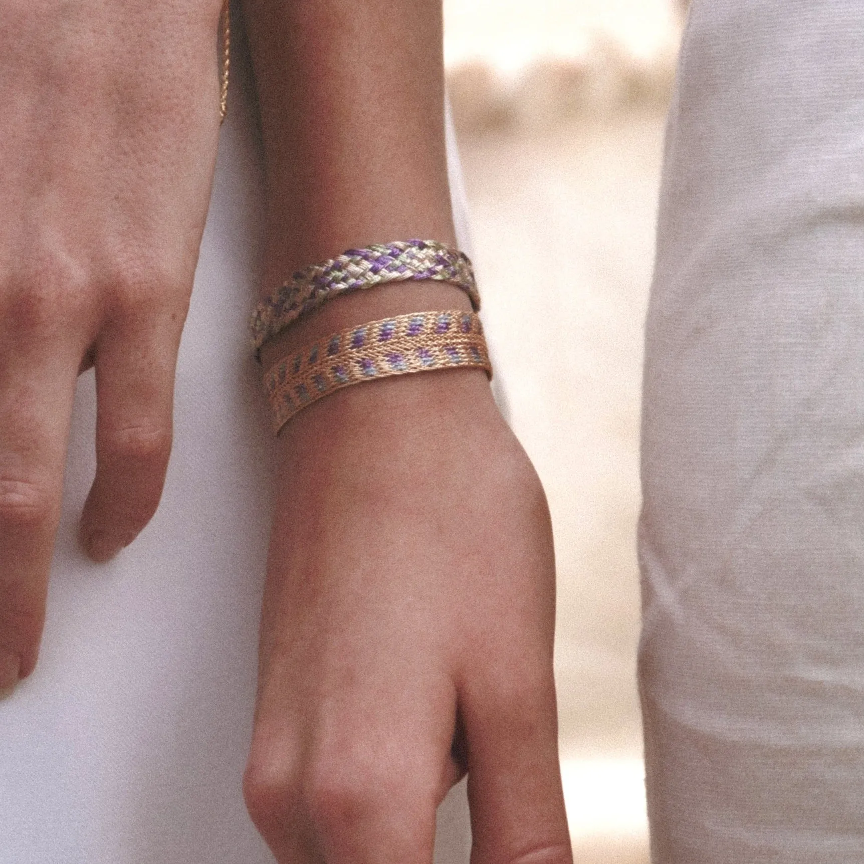 Box n°2 Bracelet in Lavender Pistachio