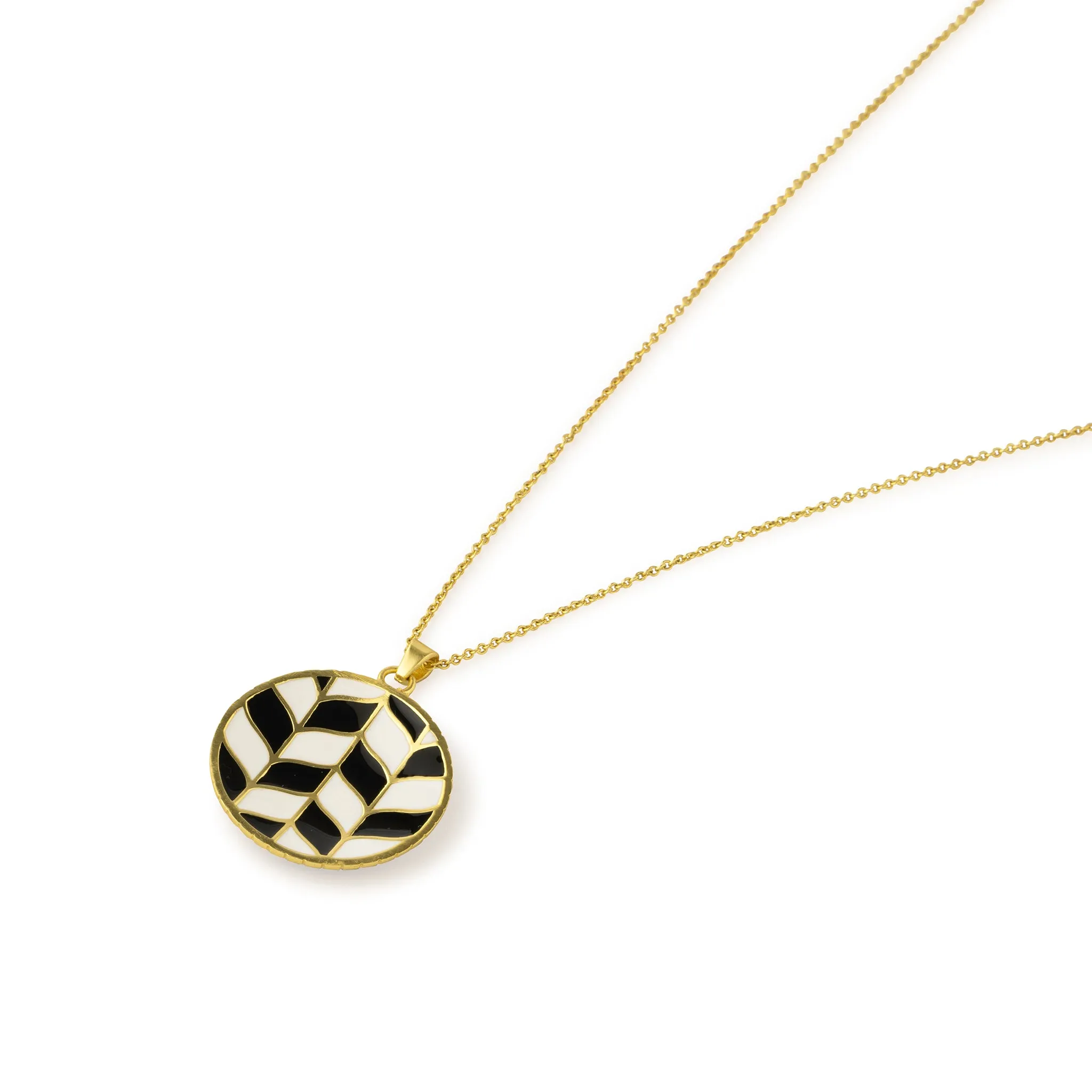 Chevron Pendant with Chain