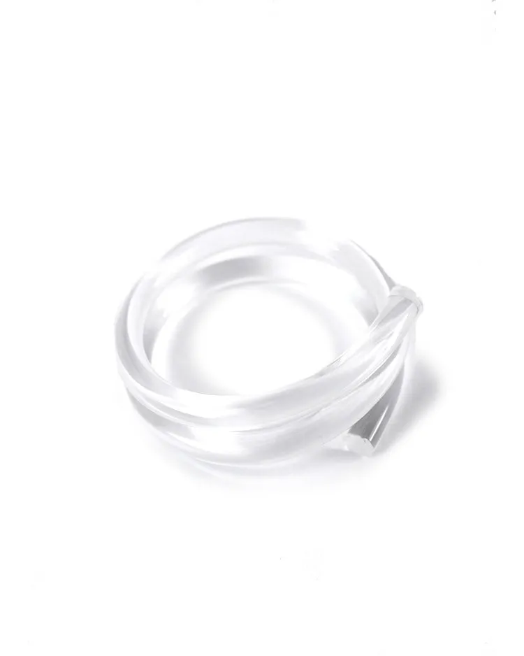 Clear Spiral Bracelet