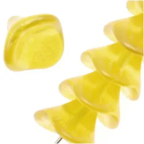Czech Glass Beads Three Petal Flower 12mm Buttercup Pearl (1 Strand)