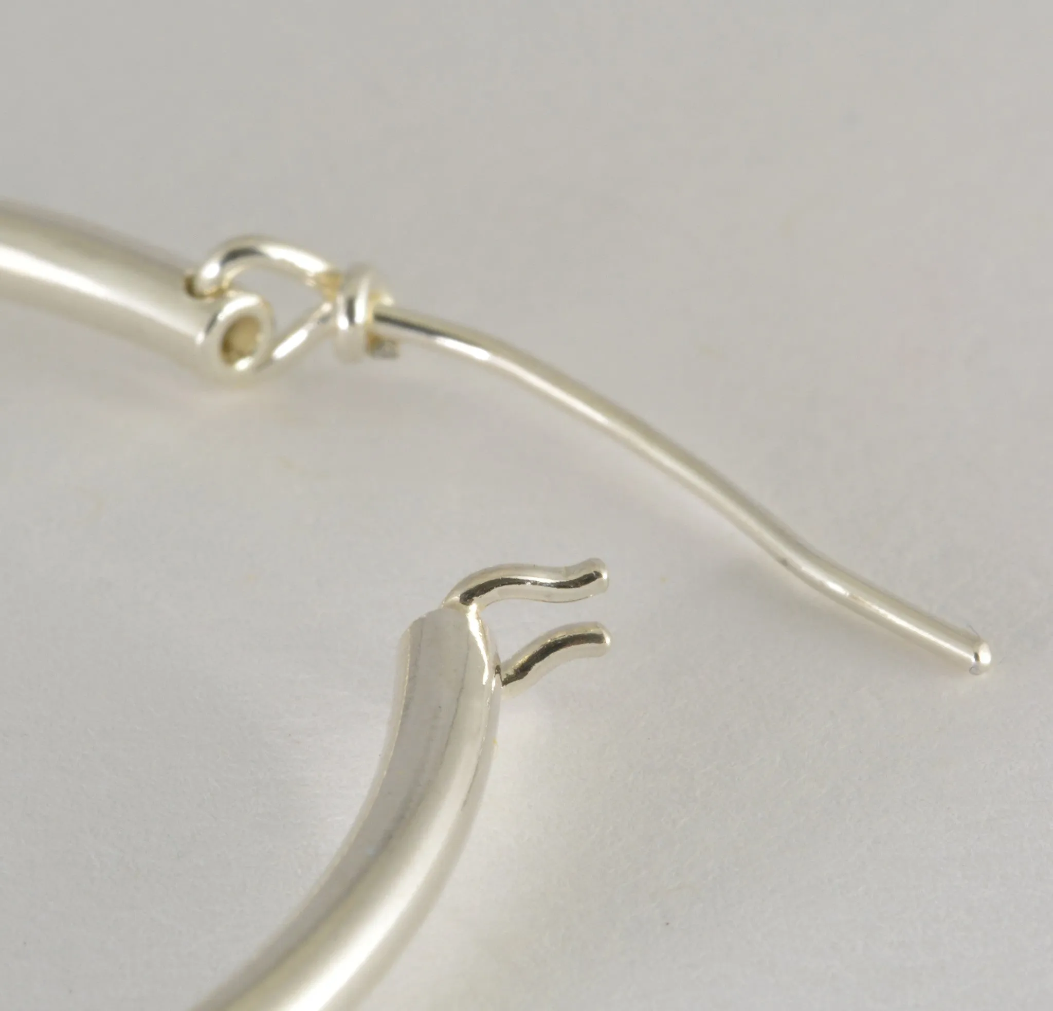 Hoop Earrings v-notch, Large