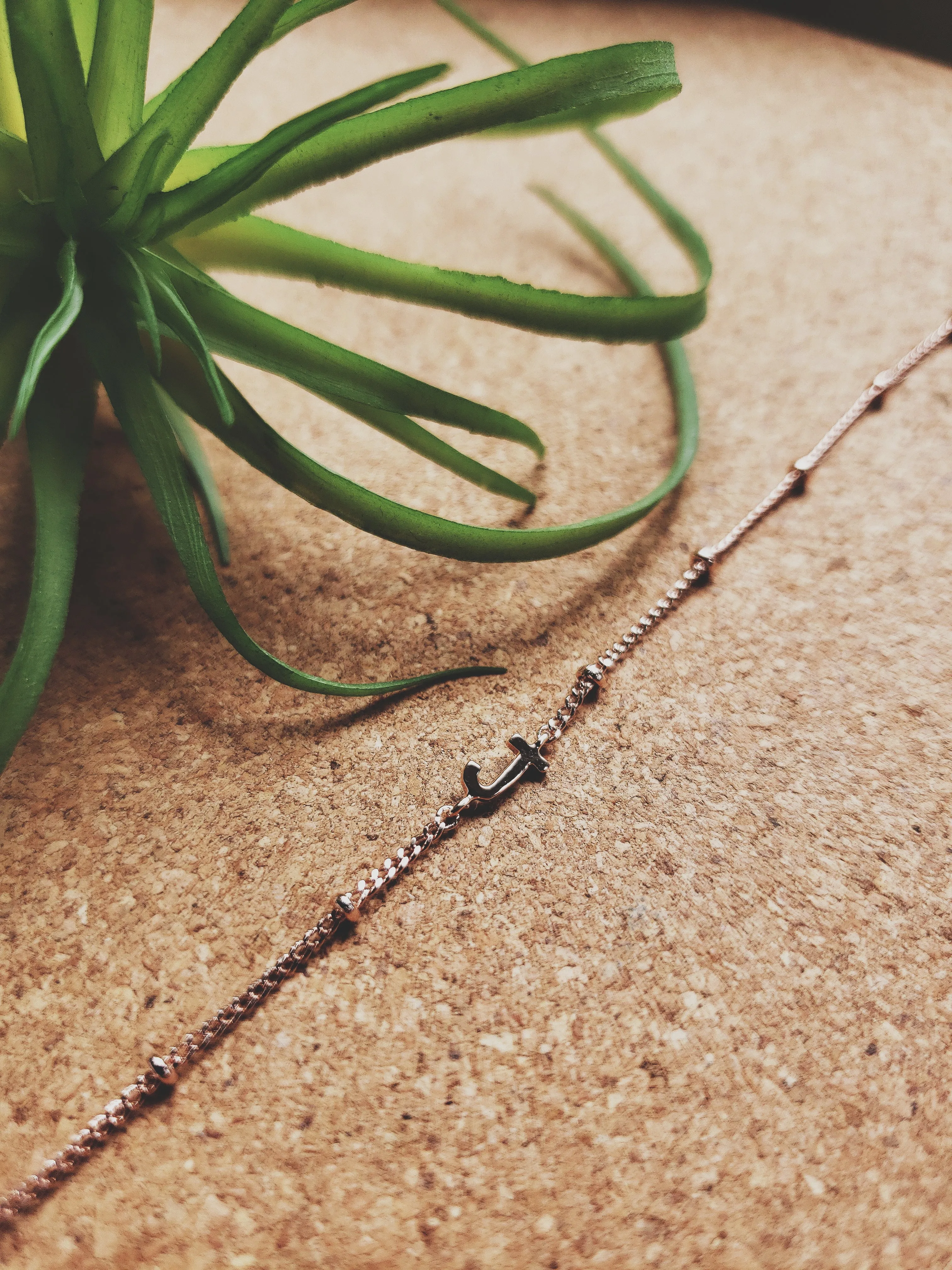 J Initial Bracelet