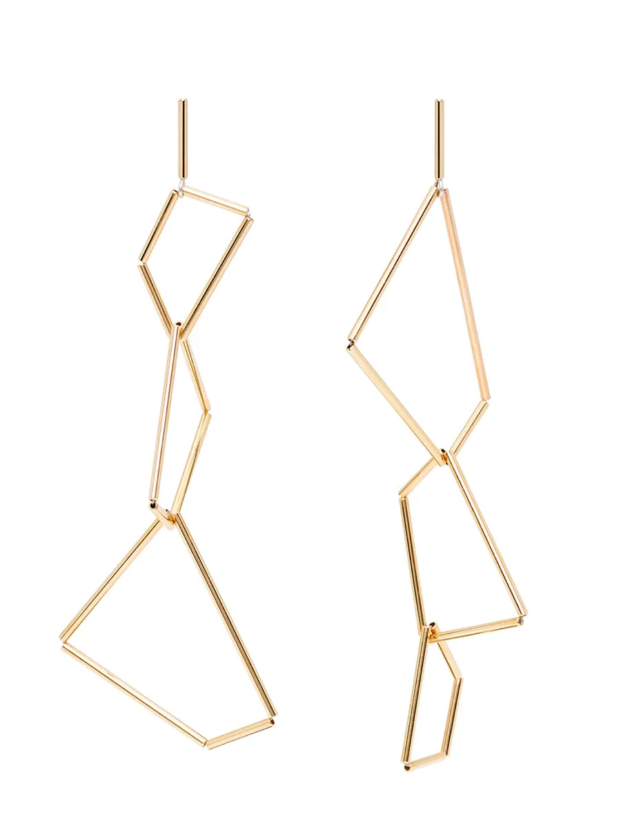 Long Origami Earrings