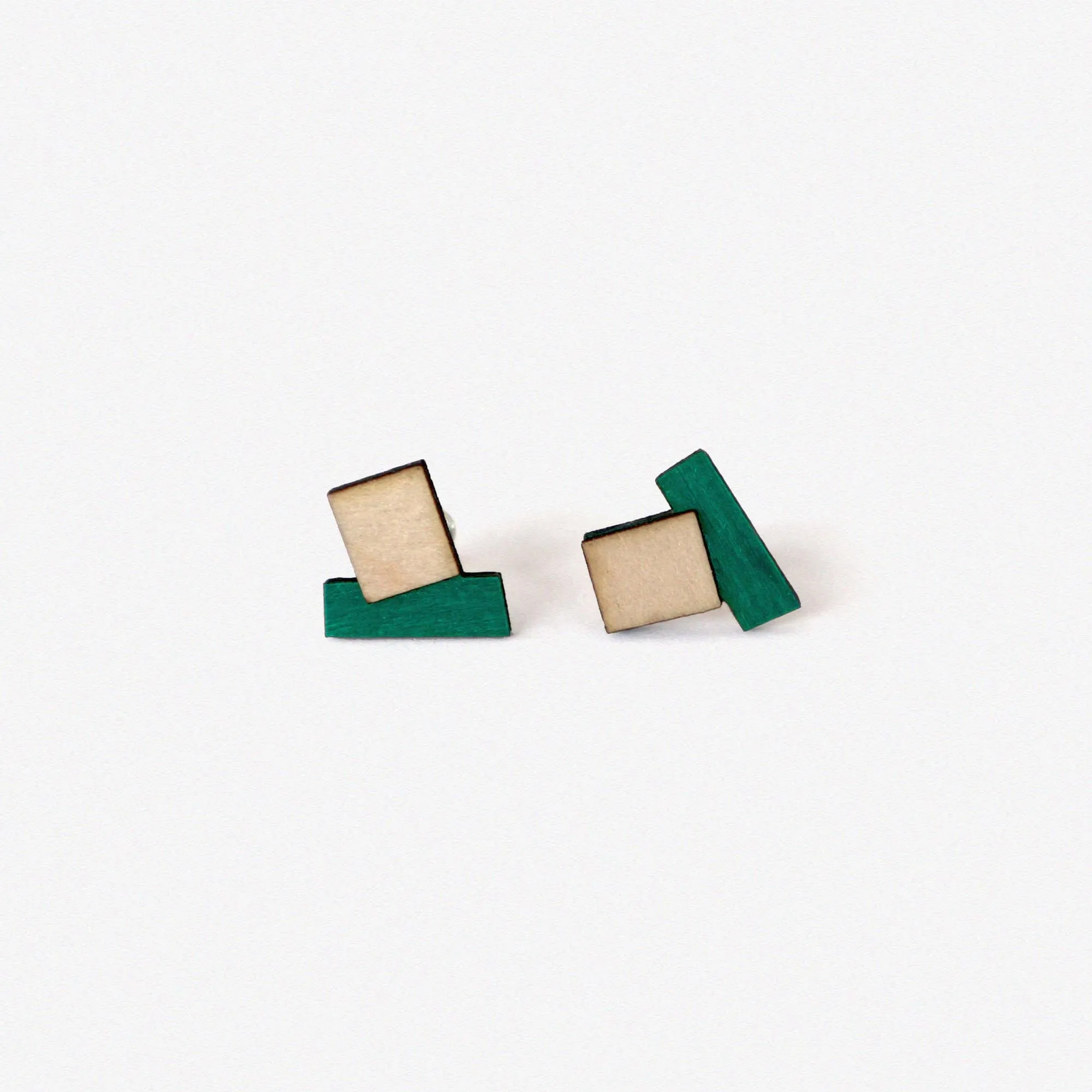 Popova Earrings Green