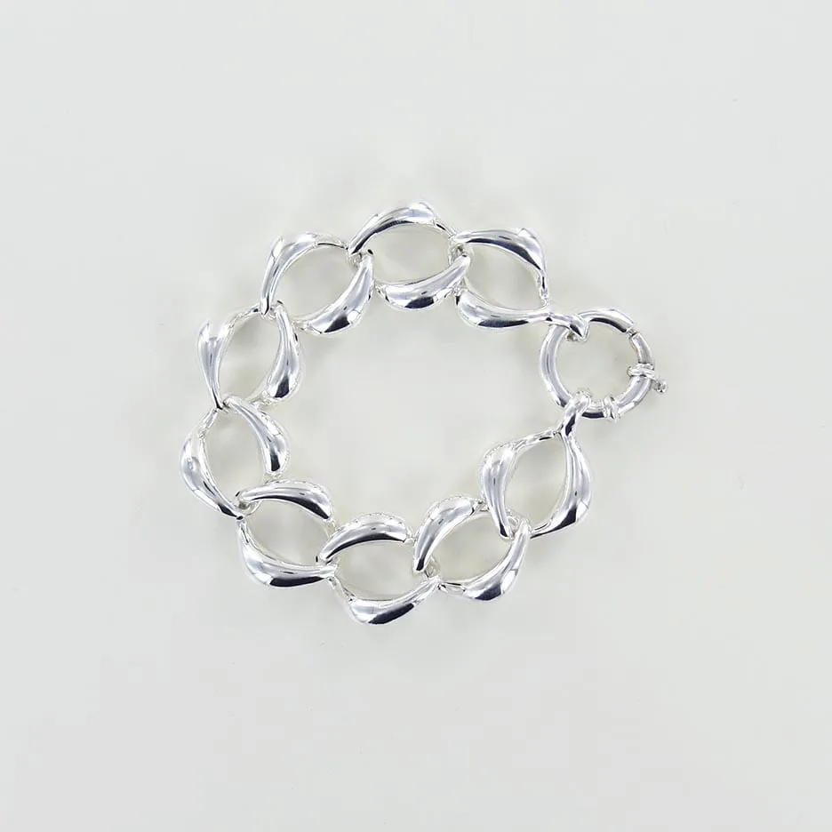 SMALL OVAL LINK ELECTROFORM BRACELET