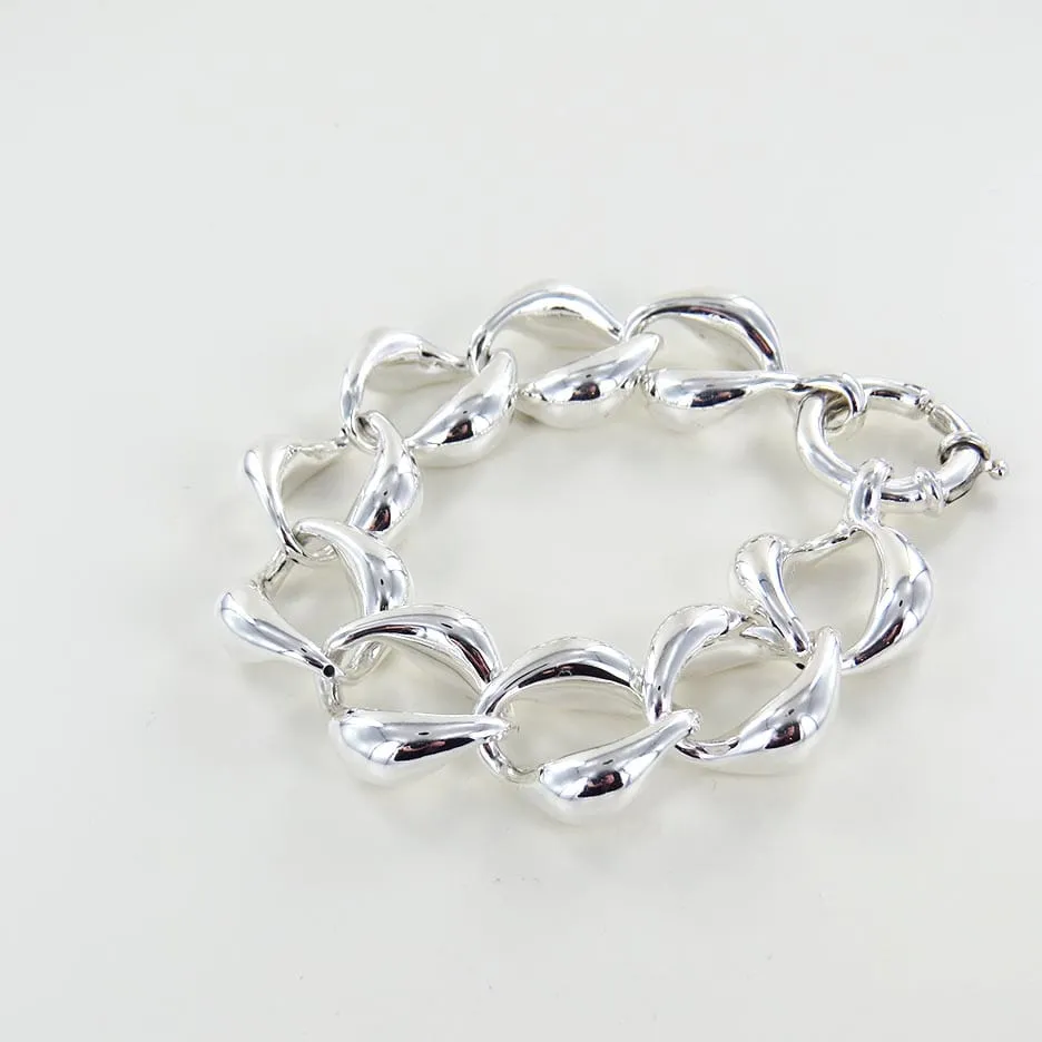 SMALL OVAL LINK ELECTROFORM BRACELET