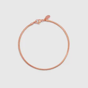 Snake Bracelet (Rose Gold) 2mm