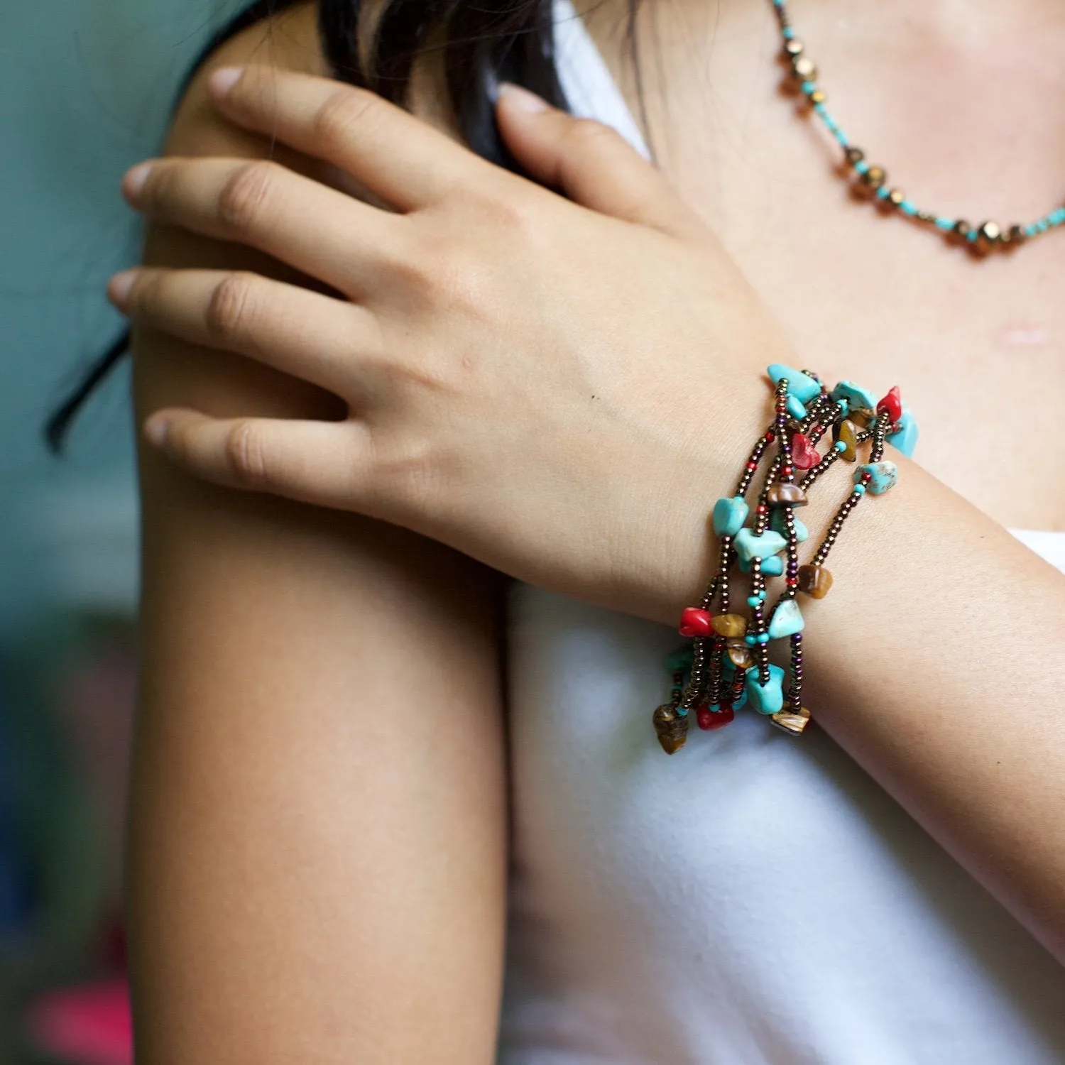 Southwest 6 Strand Bracelet