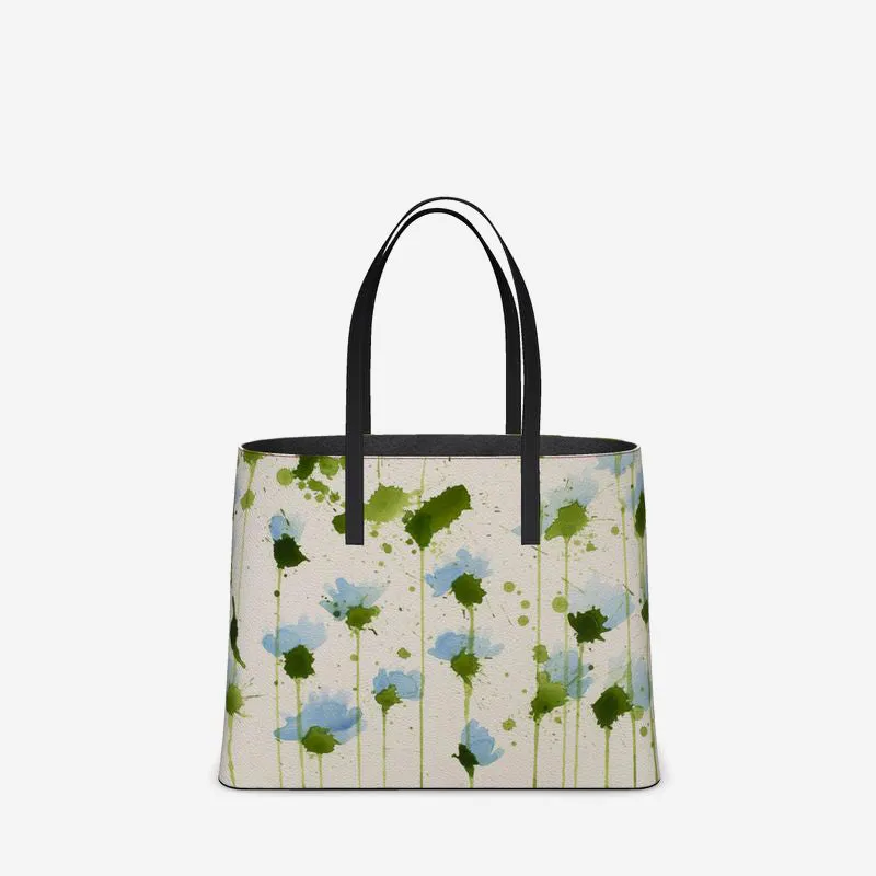 Subtle Language Leather Tote (Textured)