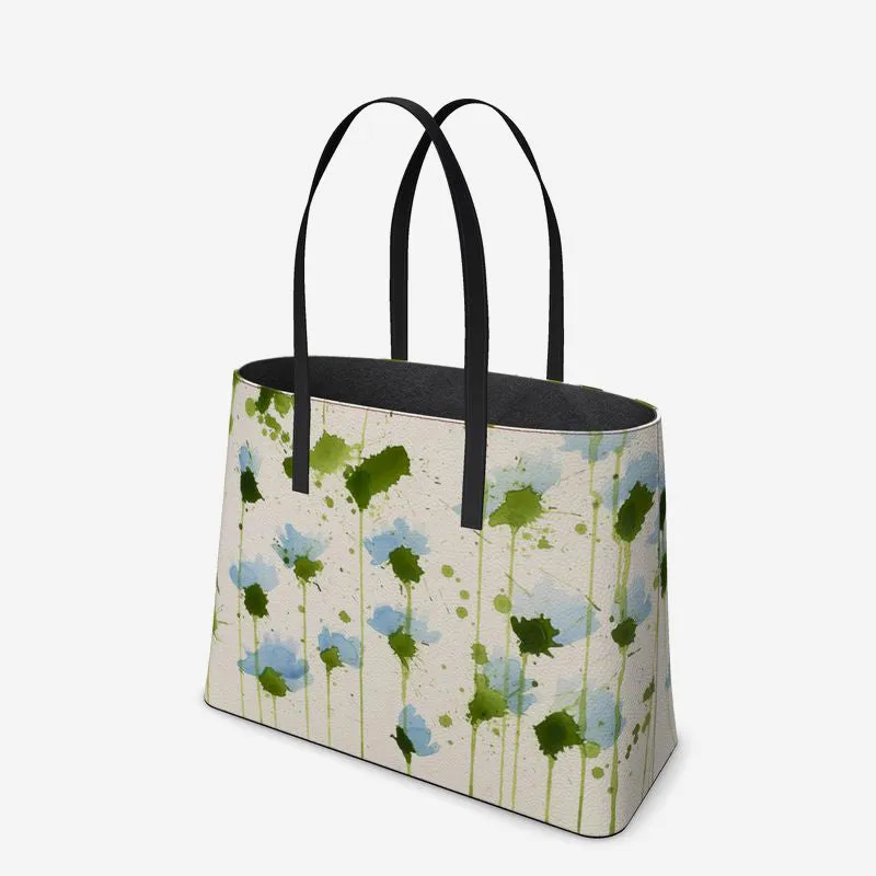 Subtle Language Leather Tote (Textured)
