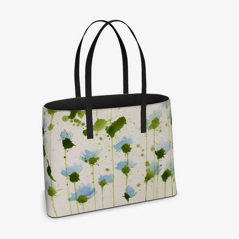 Subtle Language Leather Tote (Textured)
