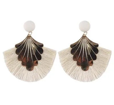 Tassel Earrings For Women Exaggerated Big Statement Fringed Earrings
