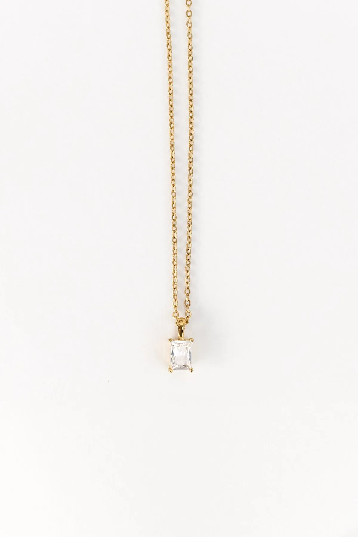 The One Gold Pendant Necklace