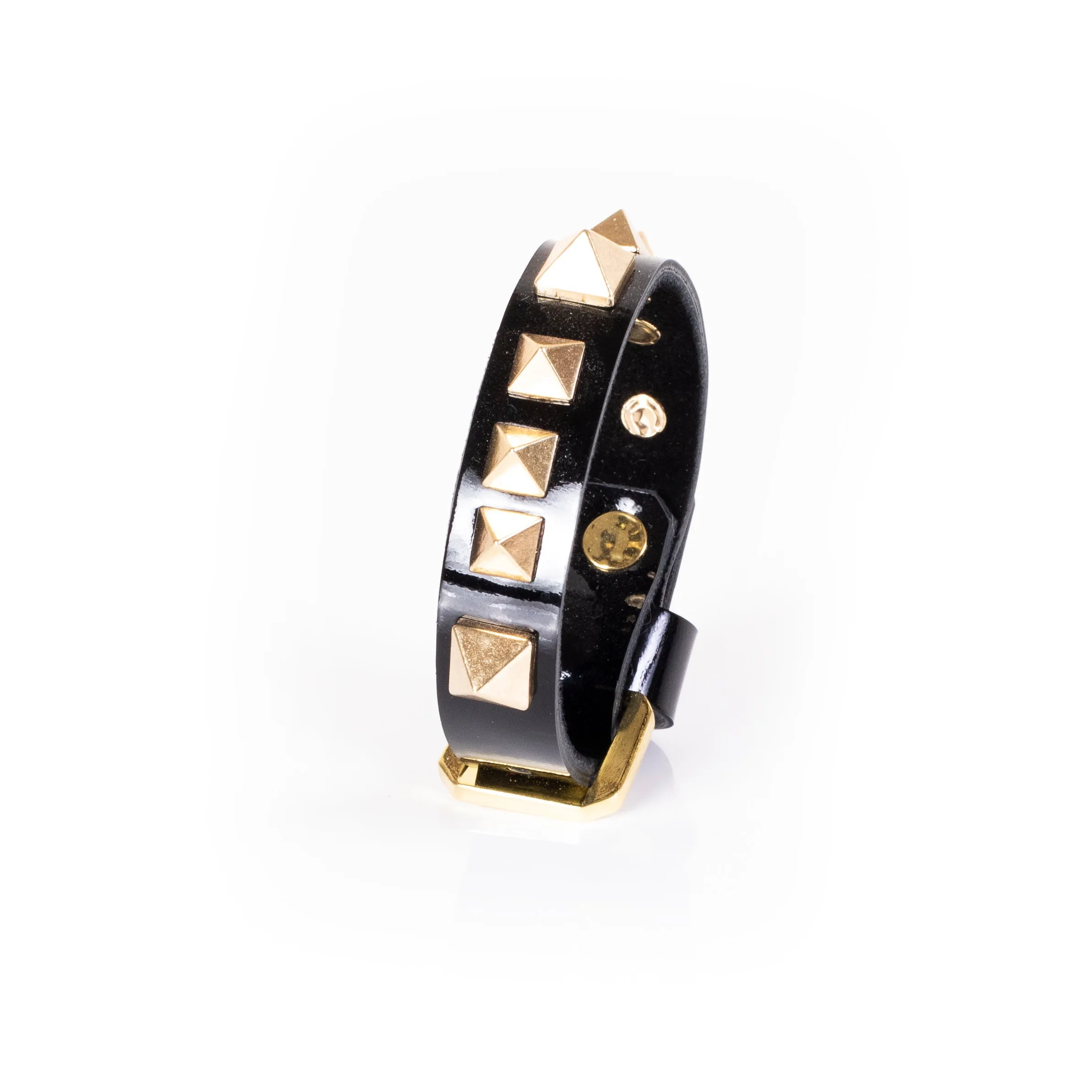 The Stackable Leather Bracelet with Studs