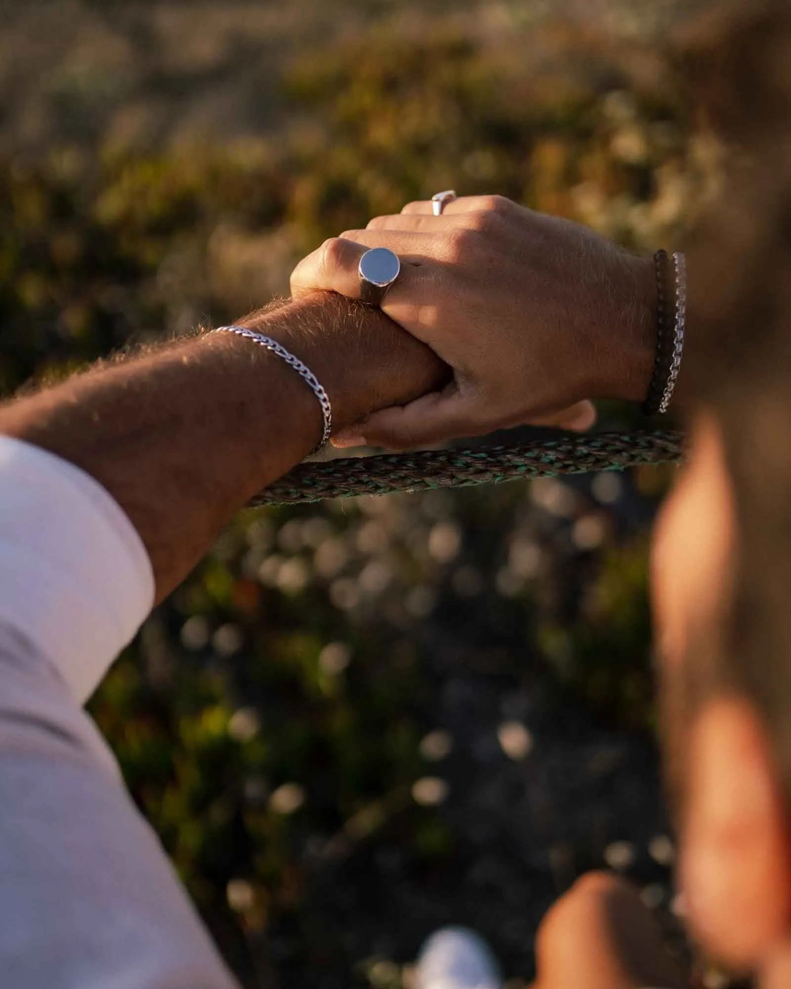 Thin Figaro 3x1 Chain Bracelet