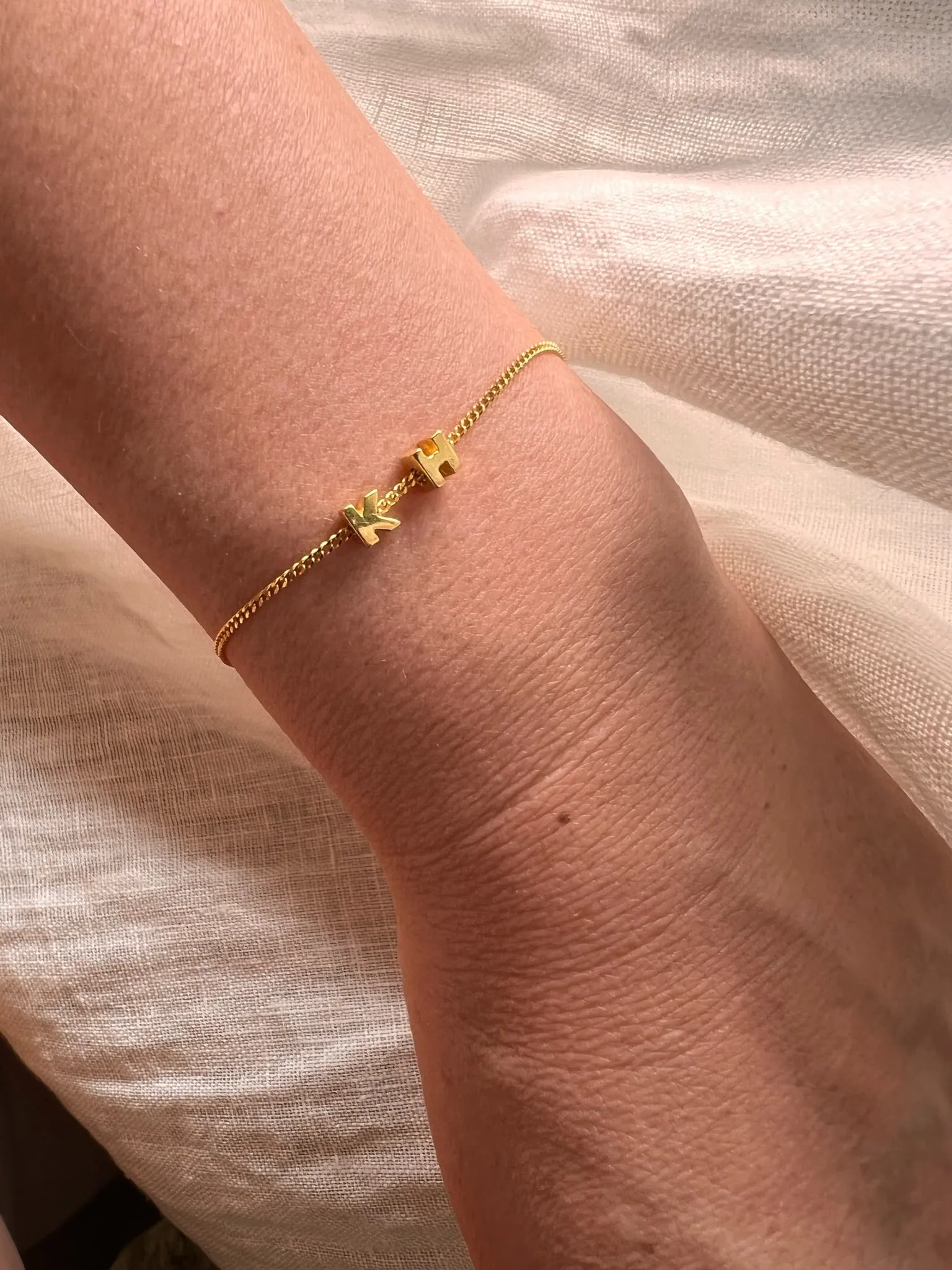 Tiny Dancer Initials Bracelet