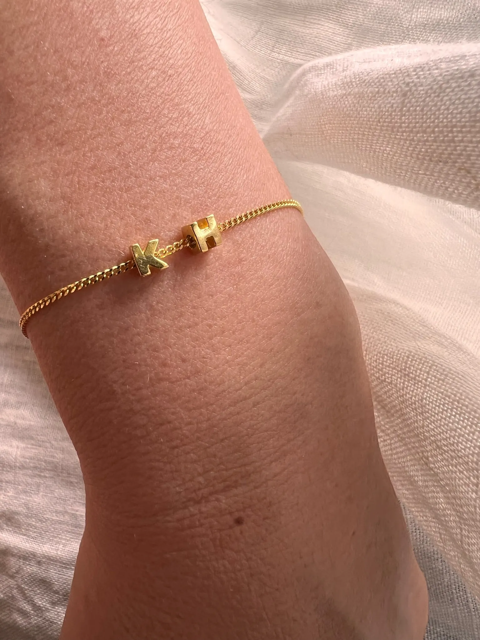Tiny Dancer Initials Bracelet